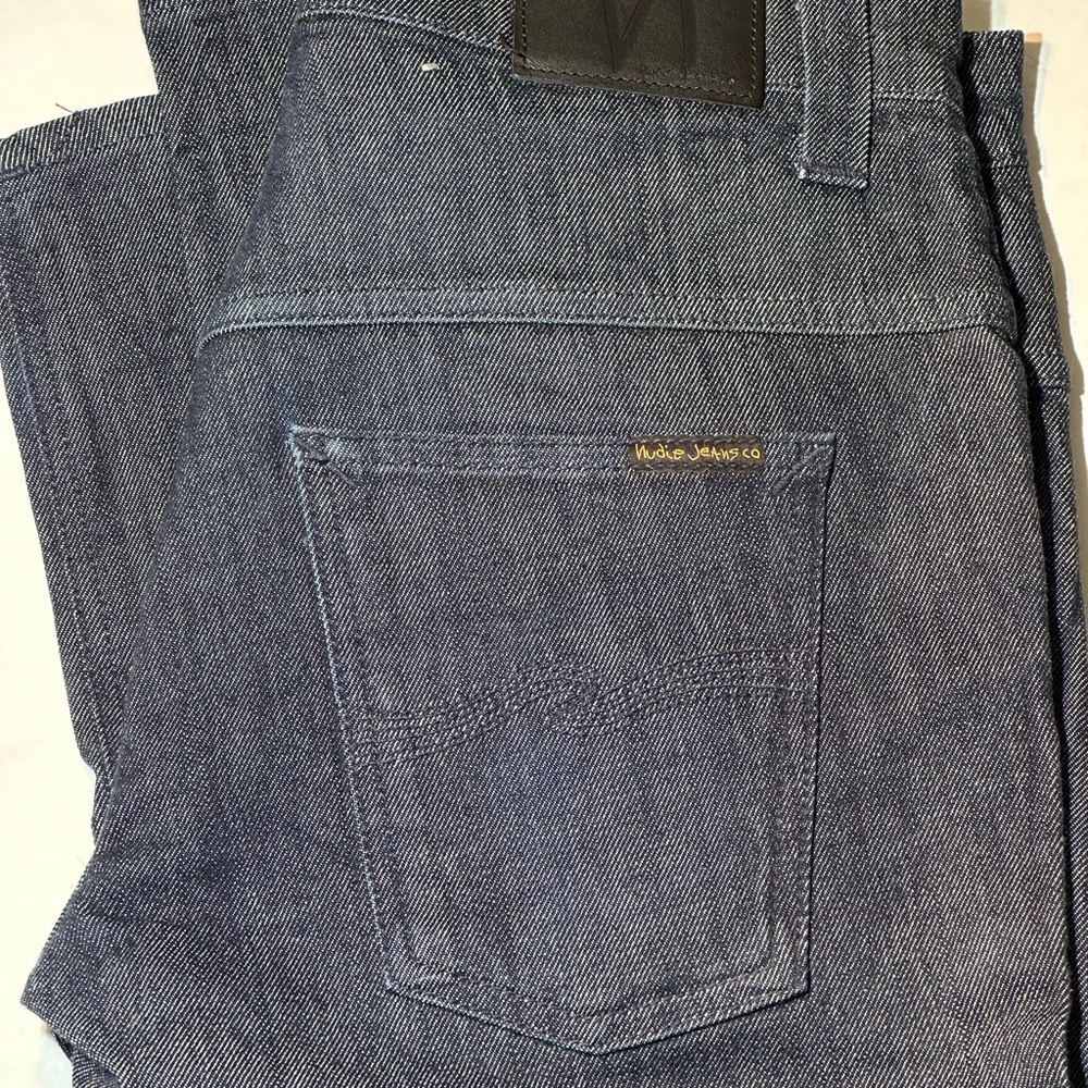 Nudie Jeans Slim Blue Denim - Picture 3 of 7